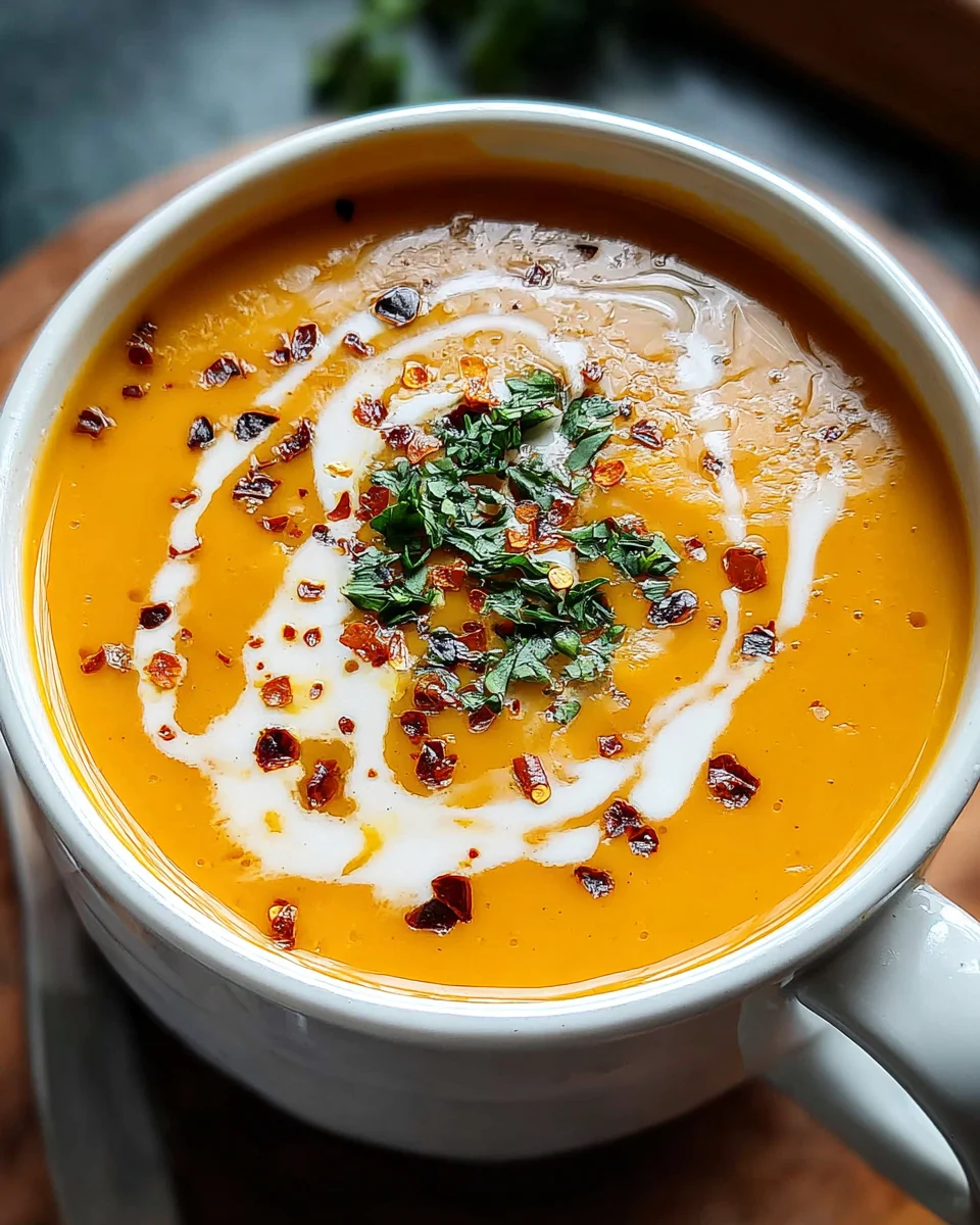 Easy Butternut Squash and Sweet Potato Soup