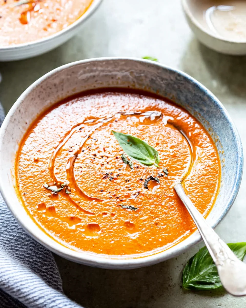 Easy Homemade Roasted Tomato Soup