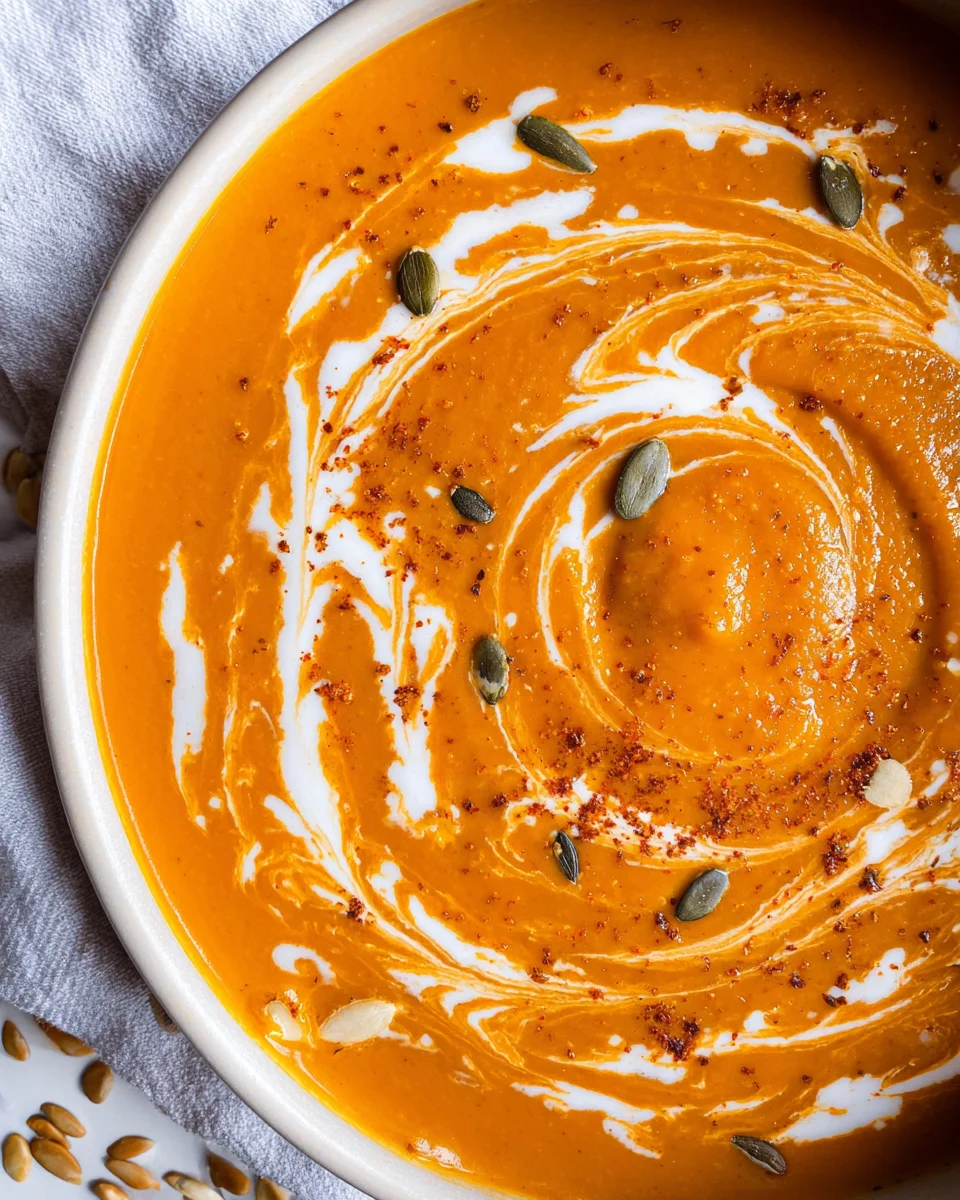 Easy Pumpkin and Sweet Potato Soup