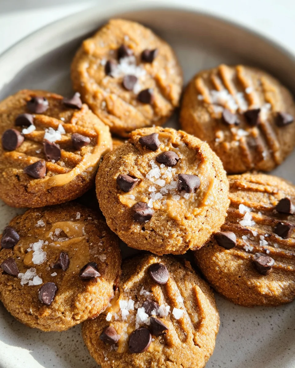 Healthy Peanut Butter Banana Cookies
