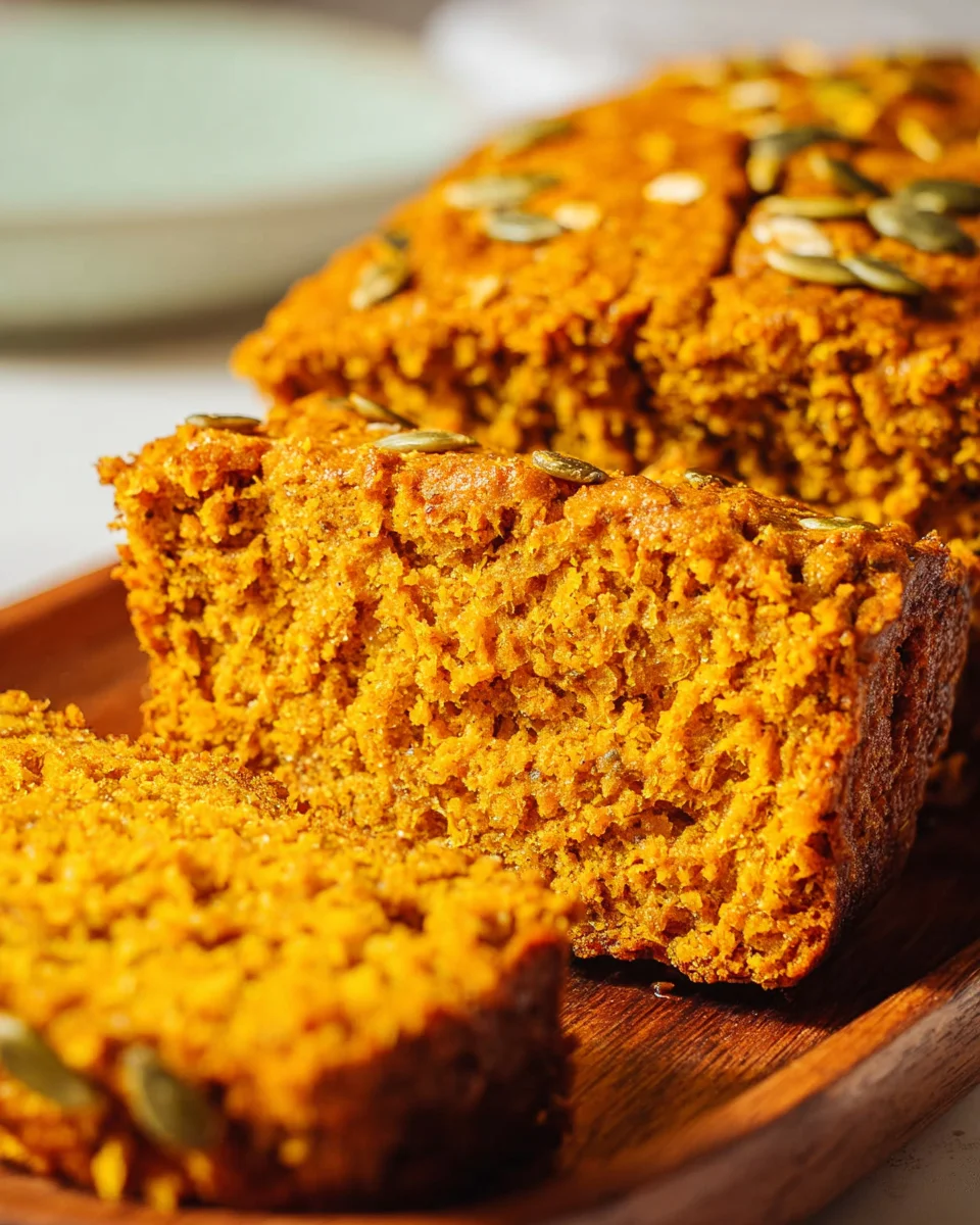 Healthy Pumpkin Oat Bread 18 Healthy