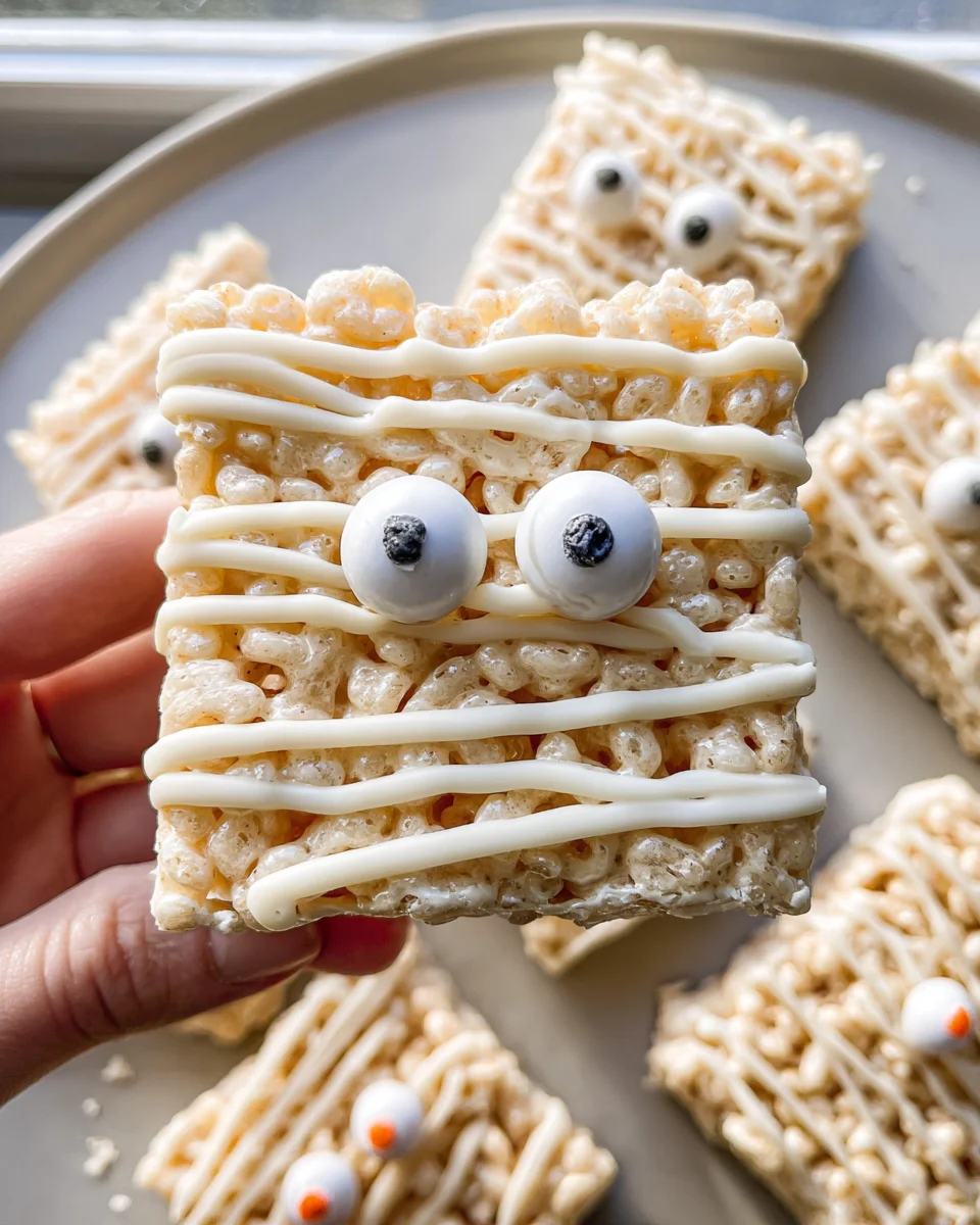 Mummy Rice Krispie Treats