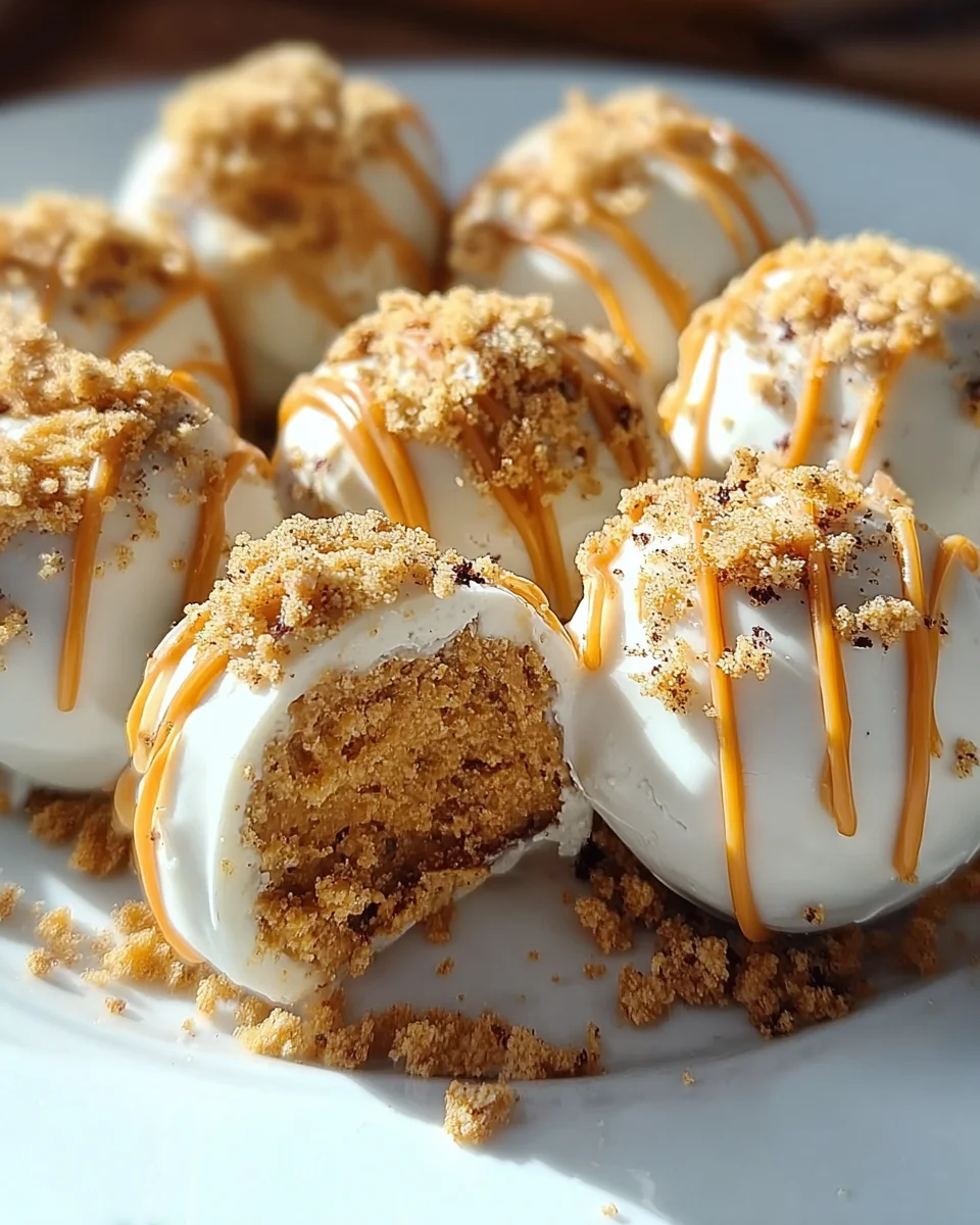 No Bake Pumpkin Cheesecake Balls