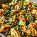 One Pan Dumpling Dinner