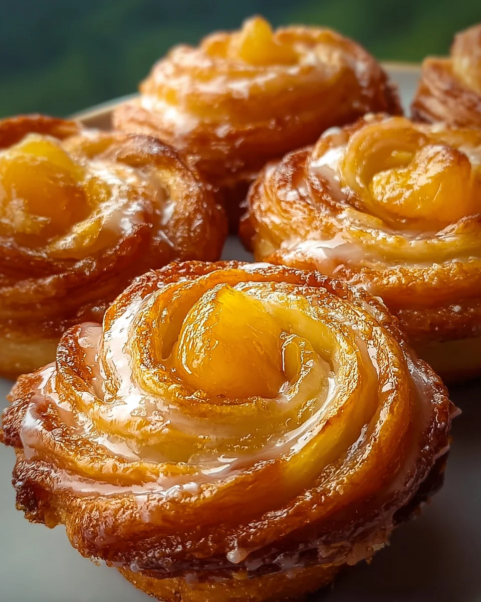 Peach Pie Cruffins Recipe