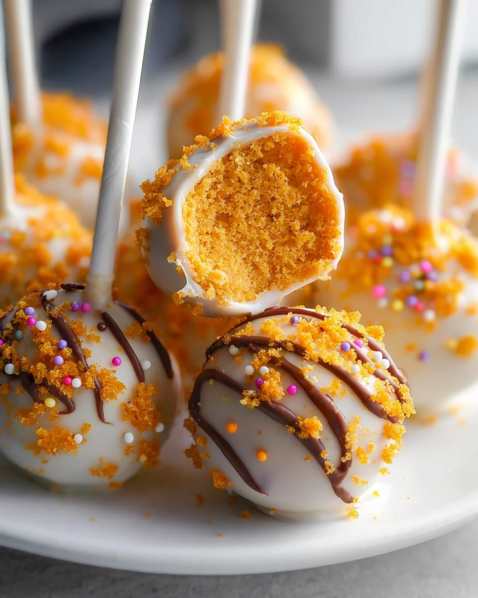 Pumpkin Cake Pops