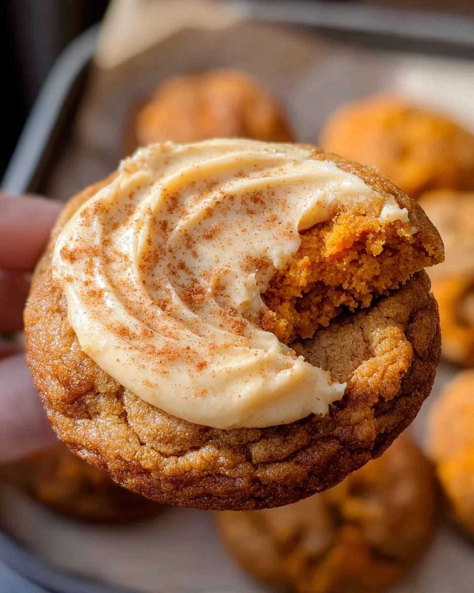 Pumpkin Cheesecake Cookies