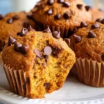 Pumpkin Chocolate Chip Muffins
