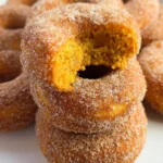 Pumpkin Cinnamon Sugar Donuts