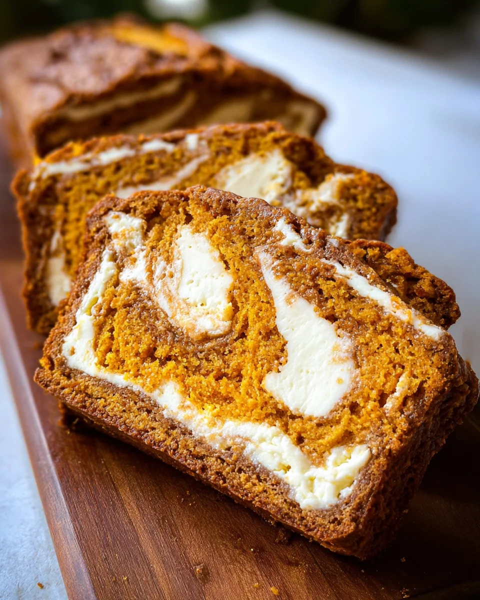 Pumpkin Cream Cheese Bread