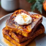 Pumpkin French Toast Breakfast