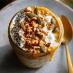 Pumpkin Pie Overnight Oats with Chia