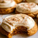 Pumpkin Spice Sugar Cookies with Cream Cheese Frosting