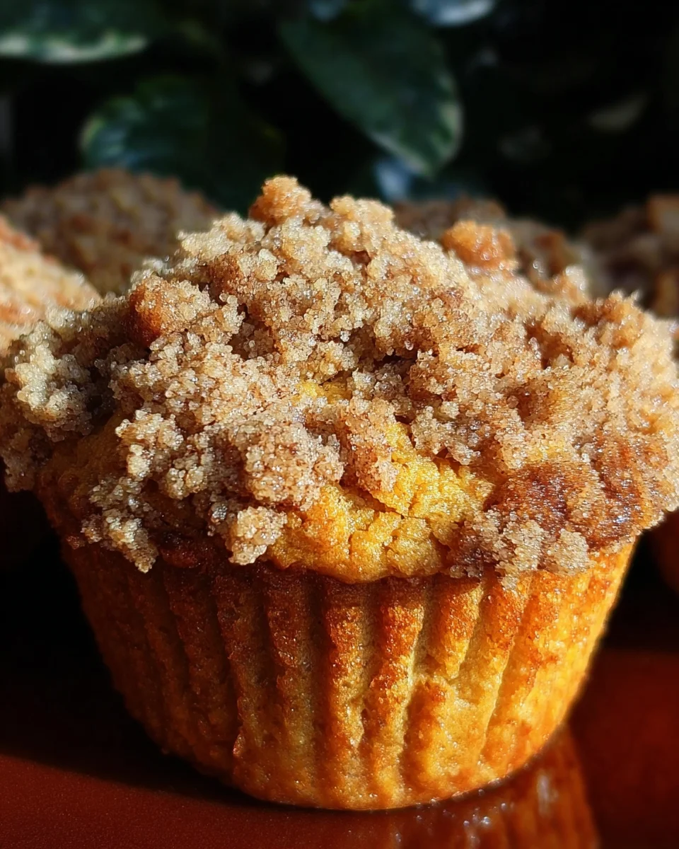 Pumpkin Streusel Muffins