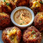 Reuben Balls with Spicy Thousand Island Dipping Sauce