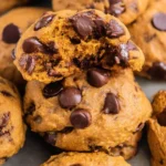 Soft Pumpkin Chocolate Chip Cookies