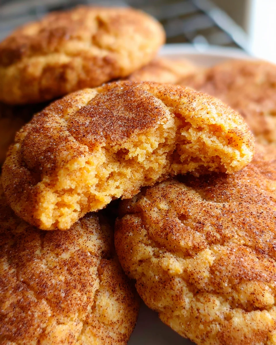 Soft Pumpkin Snickerdoodles