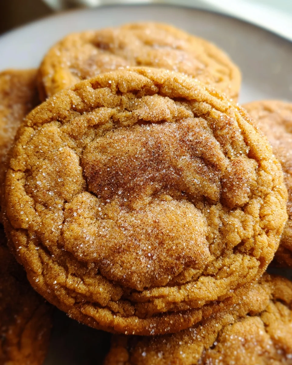 Soft and Chewy Pumpkin Cookies