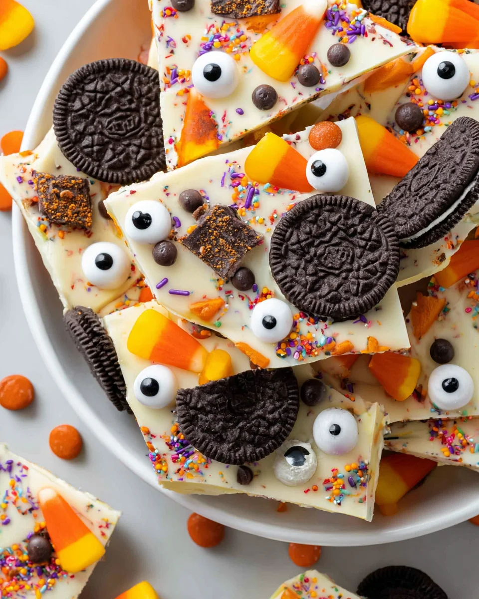 Spooky Halloween Oreo Bark 14 Spooky