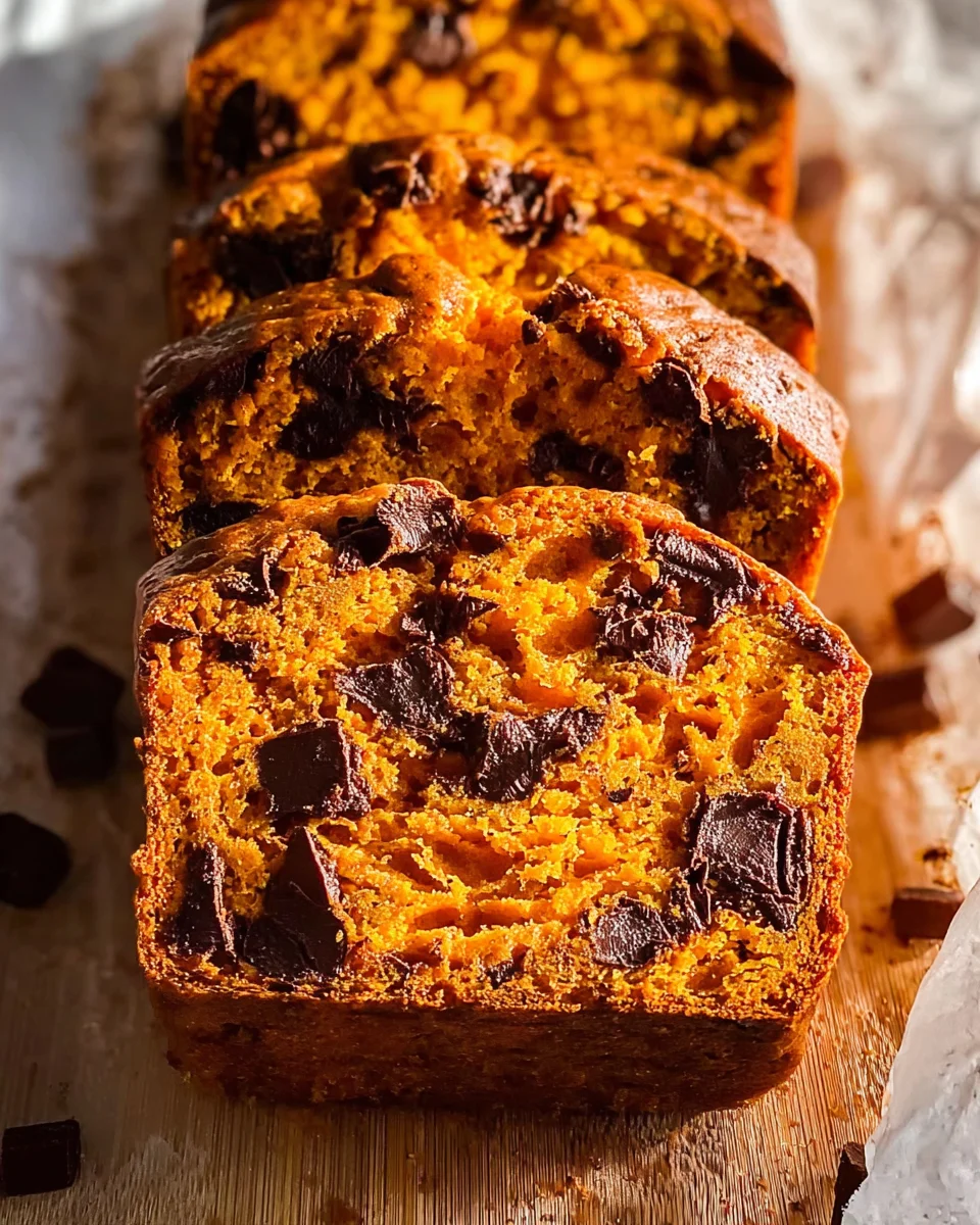 Sweet Pumpkin Banana Chocolate Chip Bread 23 Sweet