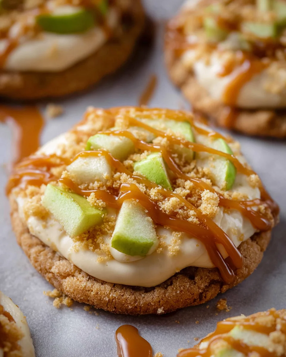 The Best Caramel Apple Cookies – Crumbl Copycat