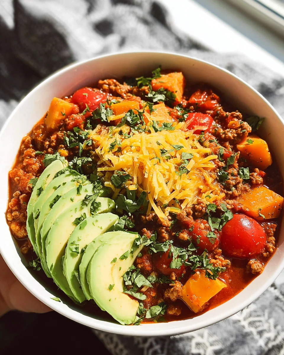 Turkey Sweet Potato Chili