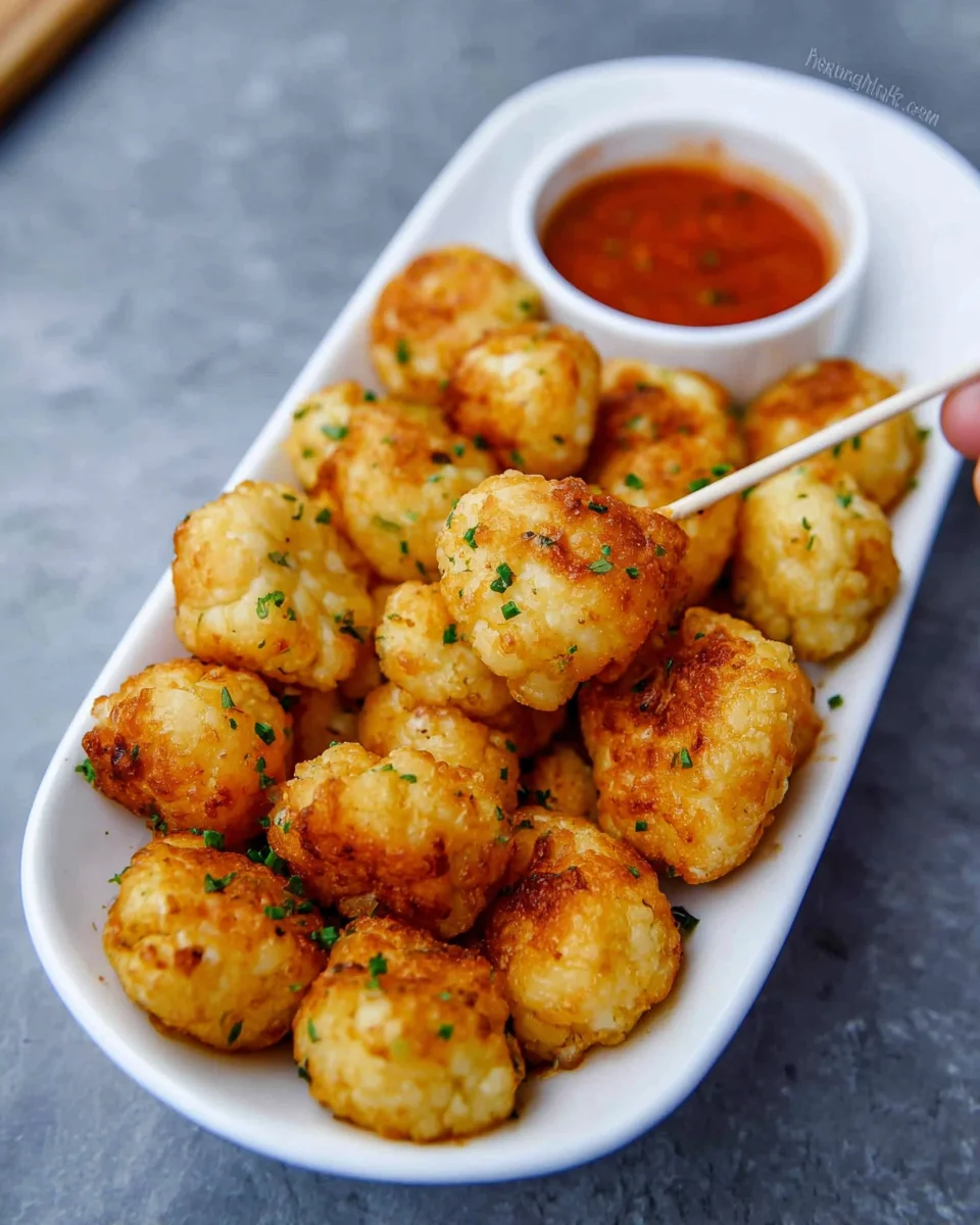 4-Ingredient Cauliflower Pops
