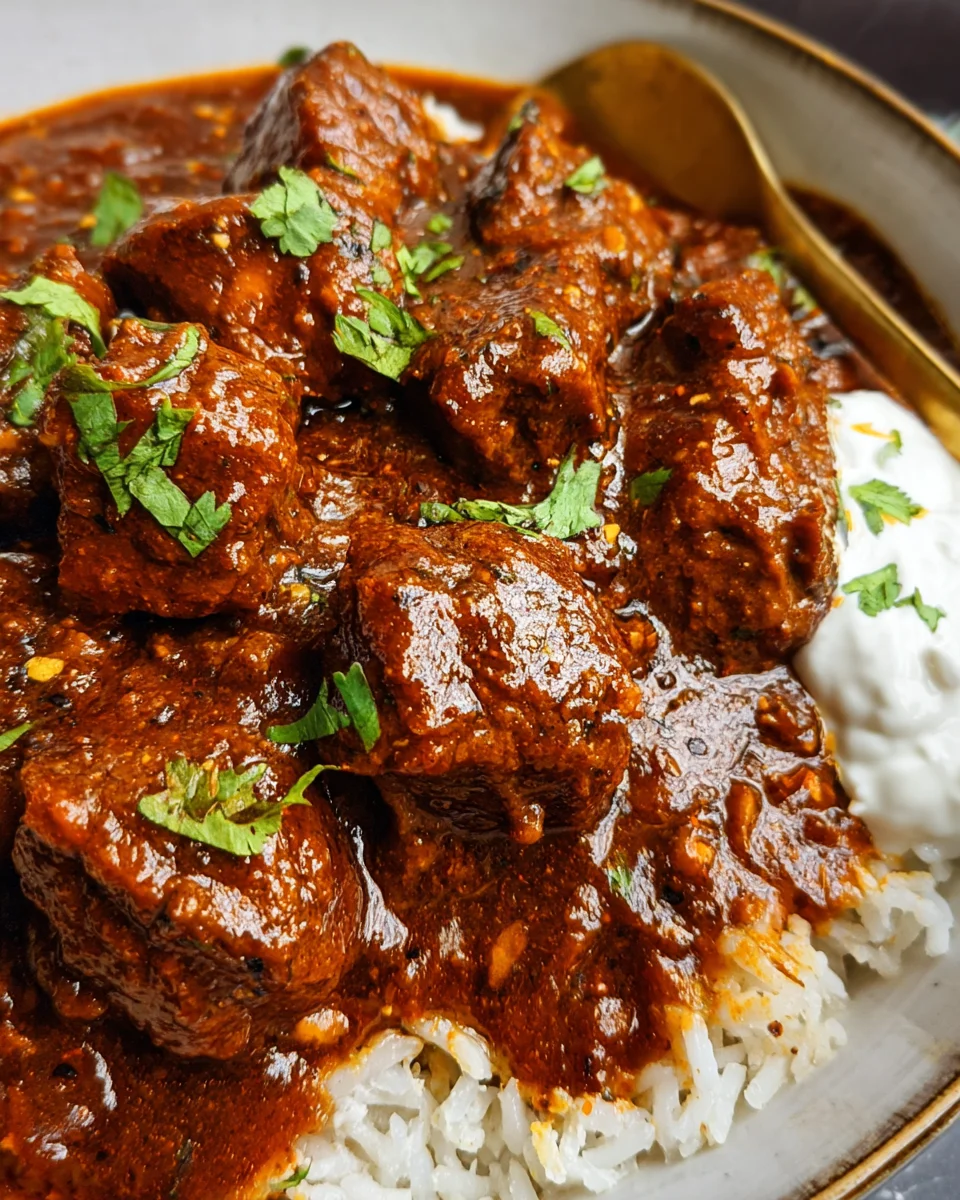 Beef Vindaloo 19 Beef