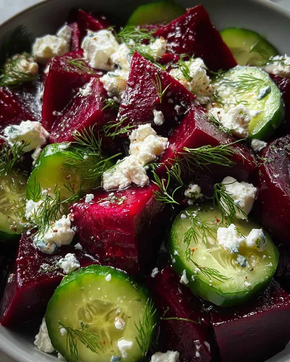 Beet Salad with Feta, Cucumbers, and Dill 18 Beet