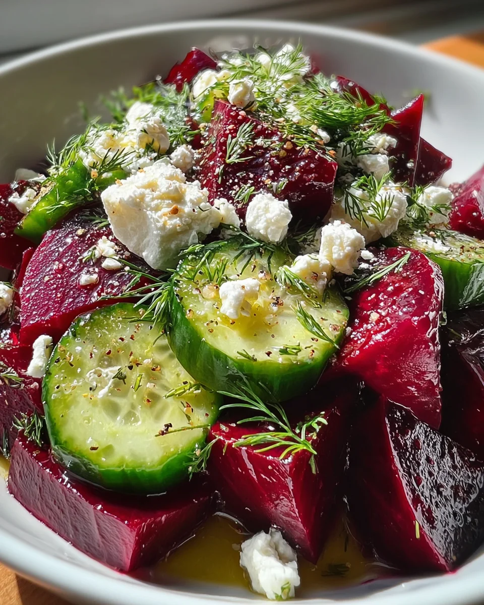 Beet Salad with Feta, Cucumbers, and Dill 19 Beet