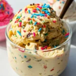 Birthday Cake Protein Cookie Dough