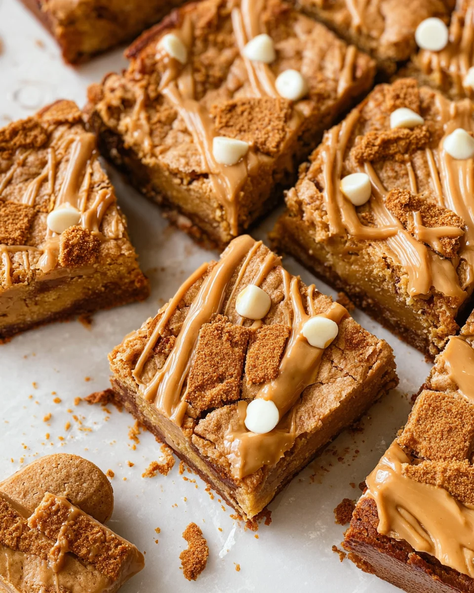 Biscoff Blondies 19 Biscoff Blondies