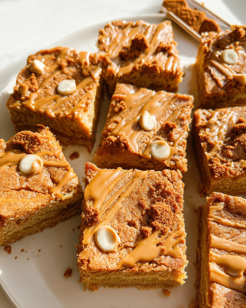 Biscoff Blondies 20 Biscoff