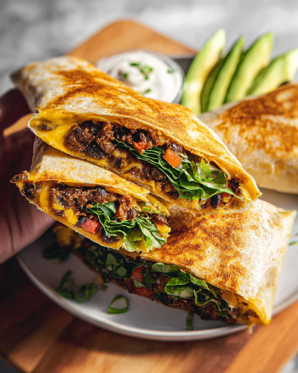 Black Bean Crunch Wrap