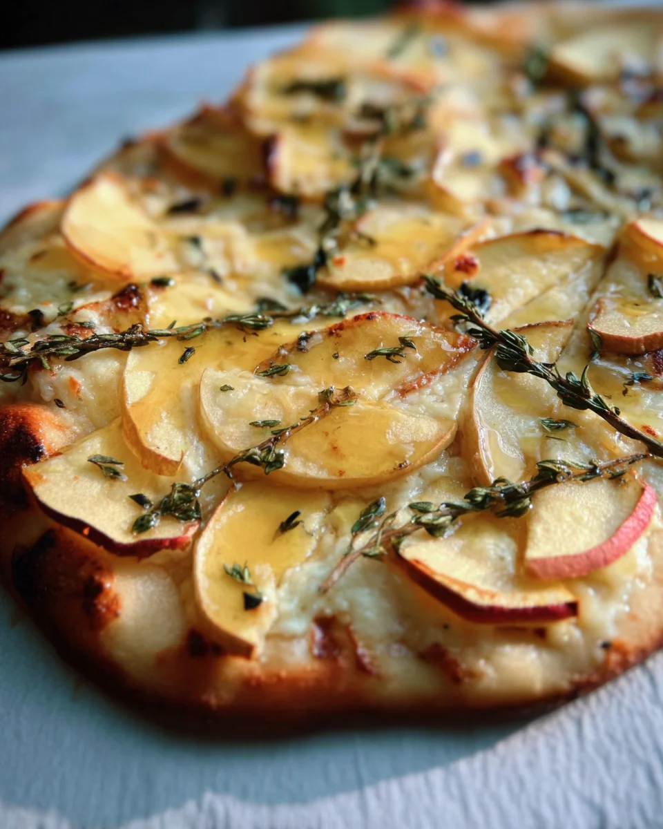 Brie and Apple Flatbread 16 Brie