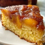 Brown Sugar Peach Cake