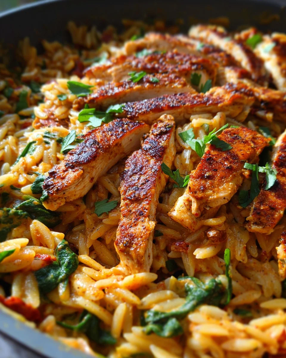Cajun Chicken Orzo