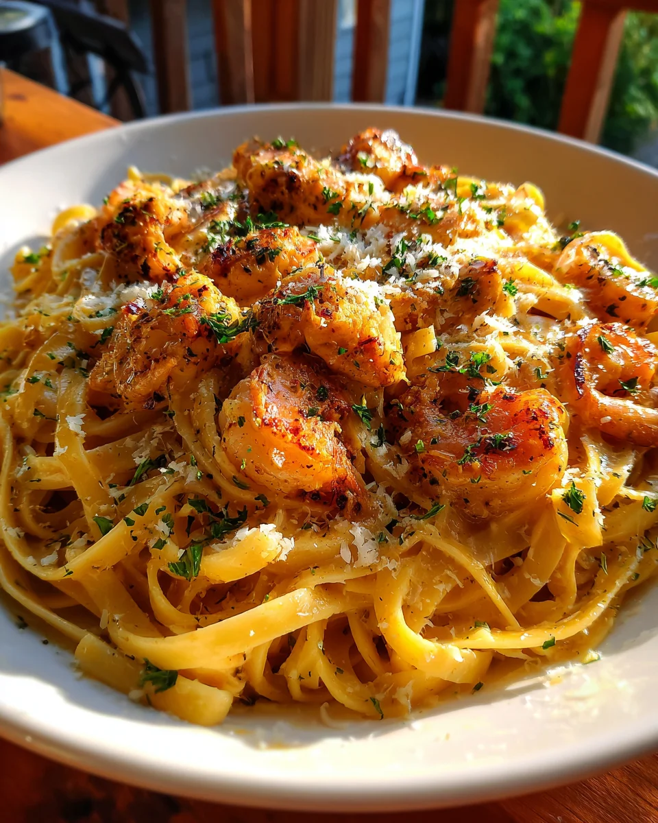 Cajun Chicken and Shrimp Alfredo 23 Cajun