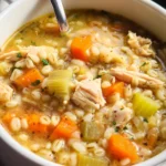 Chicken Barley Soup 26 Chicken Barley Soup