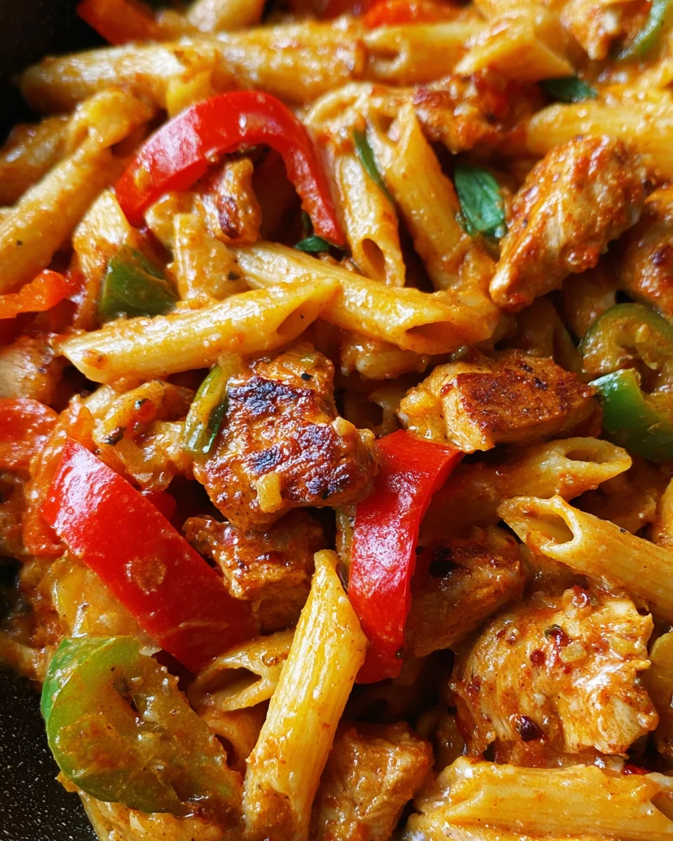 Chicken Fajita Pasta 8 Chicken Fajita Pasta