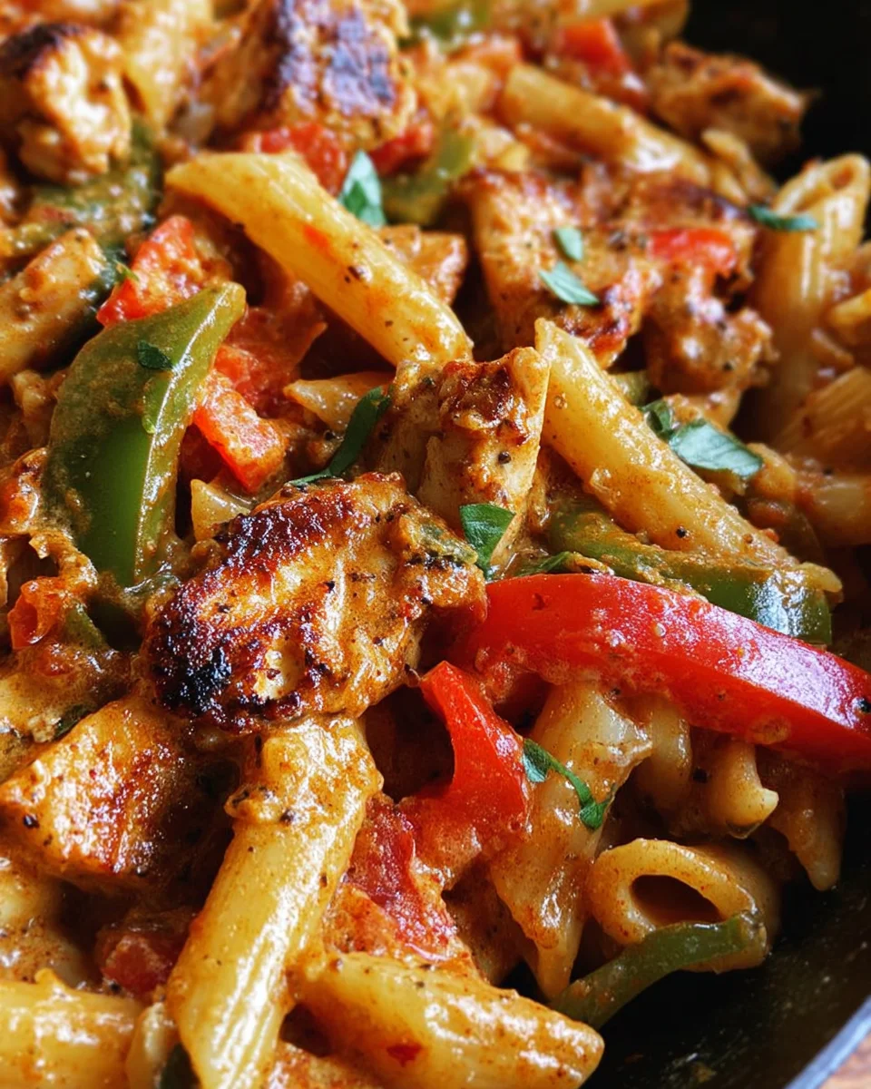 Chicken Fajita Pasta 21 Chicken
