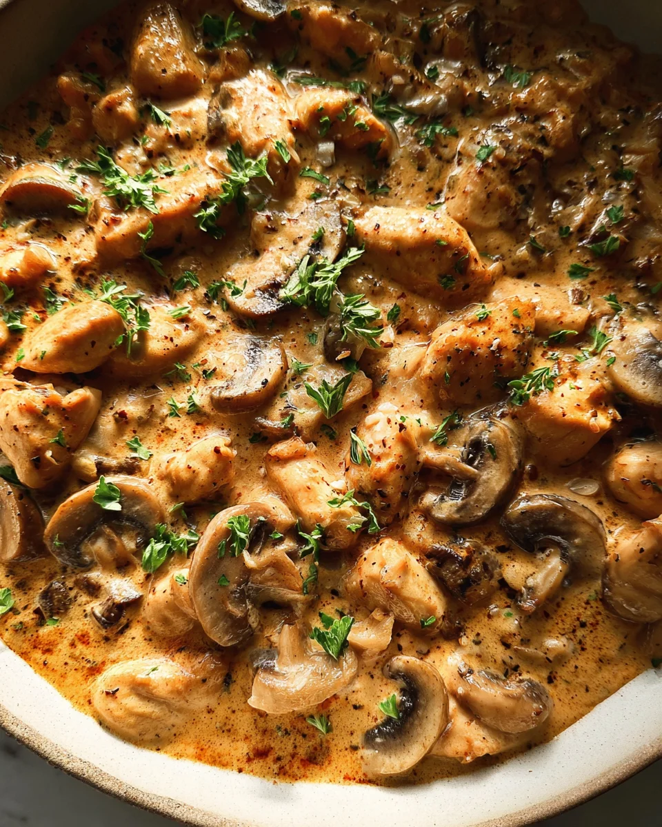 Chicken Stroganoff