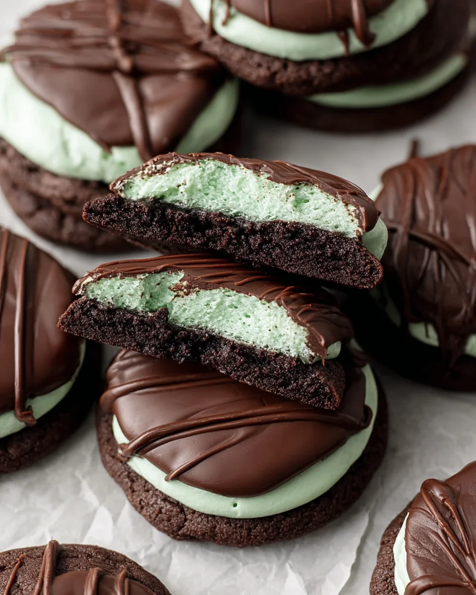 Chocolate Mint Cookies