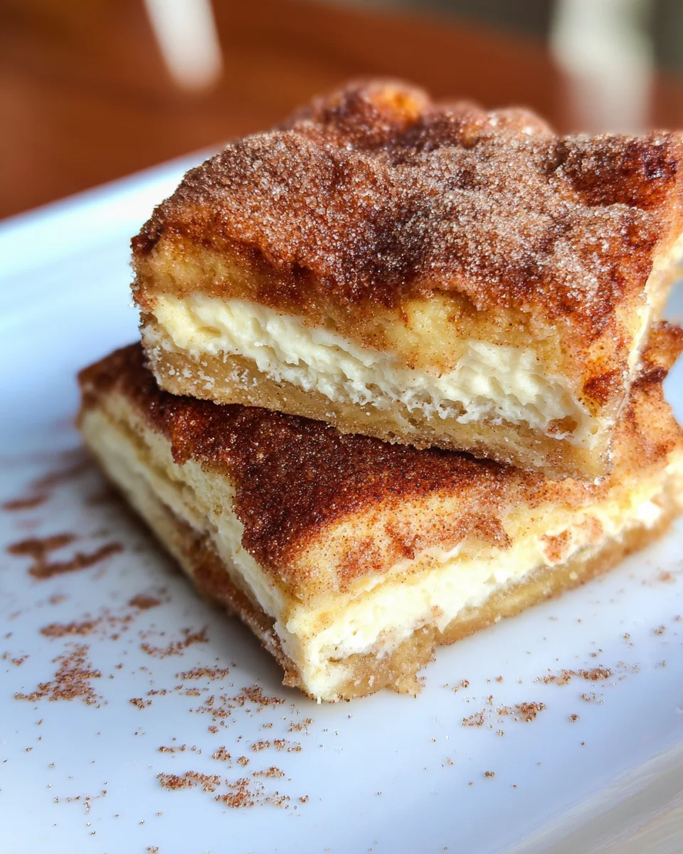 Churro Cheesecake Bars