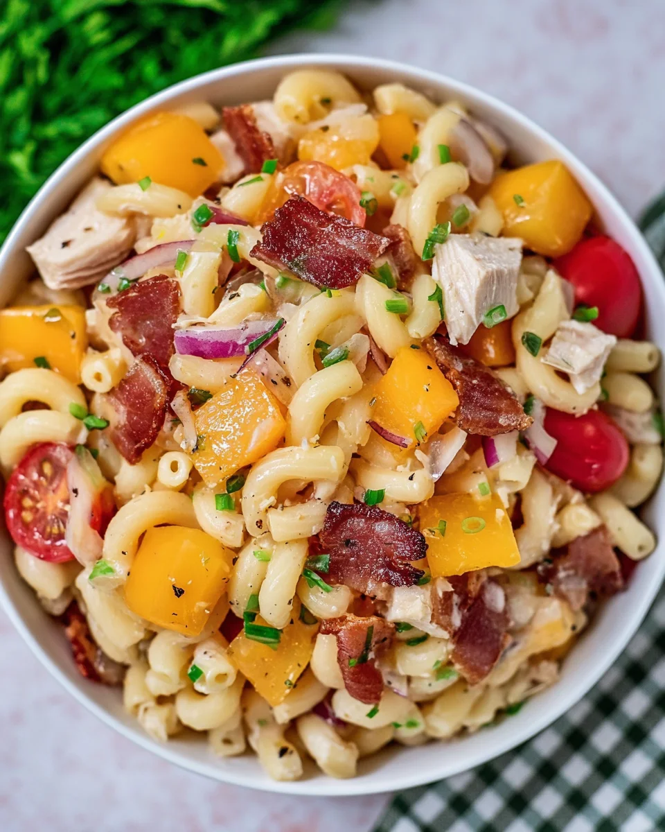 Crack Chicken Pasta Salad