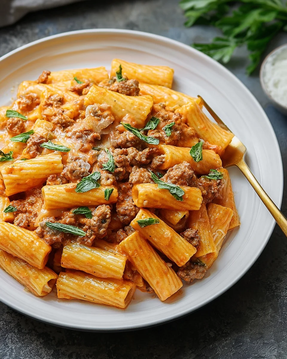 Creamy Sausage Rigatoni 24 Creamy Sausage Rigatoni