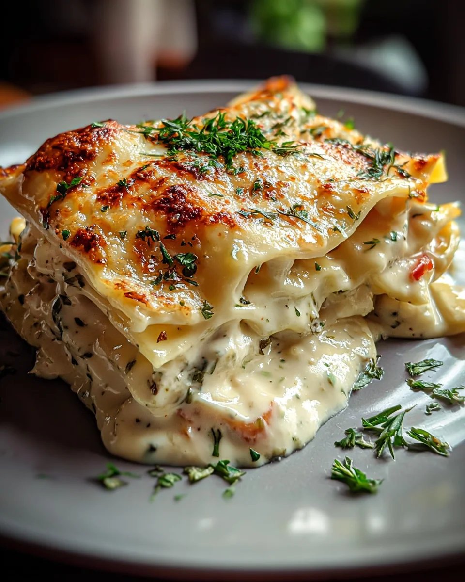 Creamy White Lasagna Delight 18 Creamy