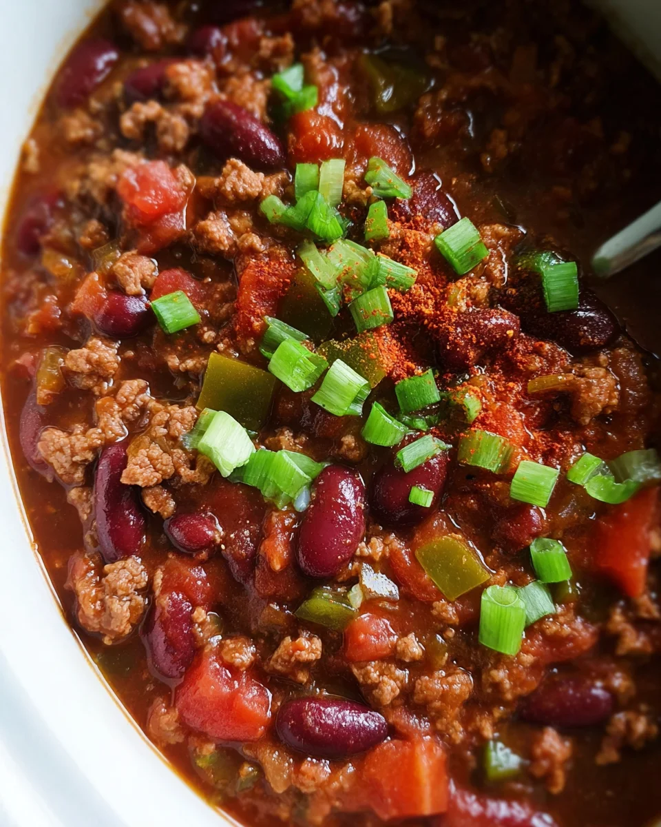Crock Pot Chili Recipe