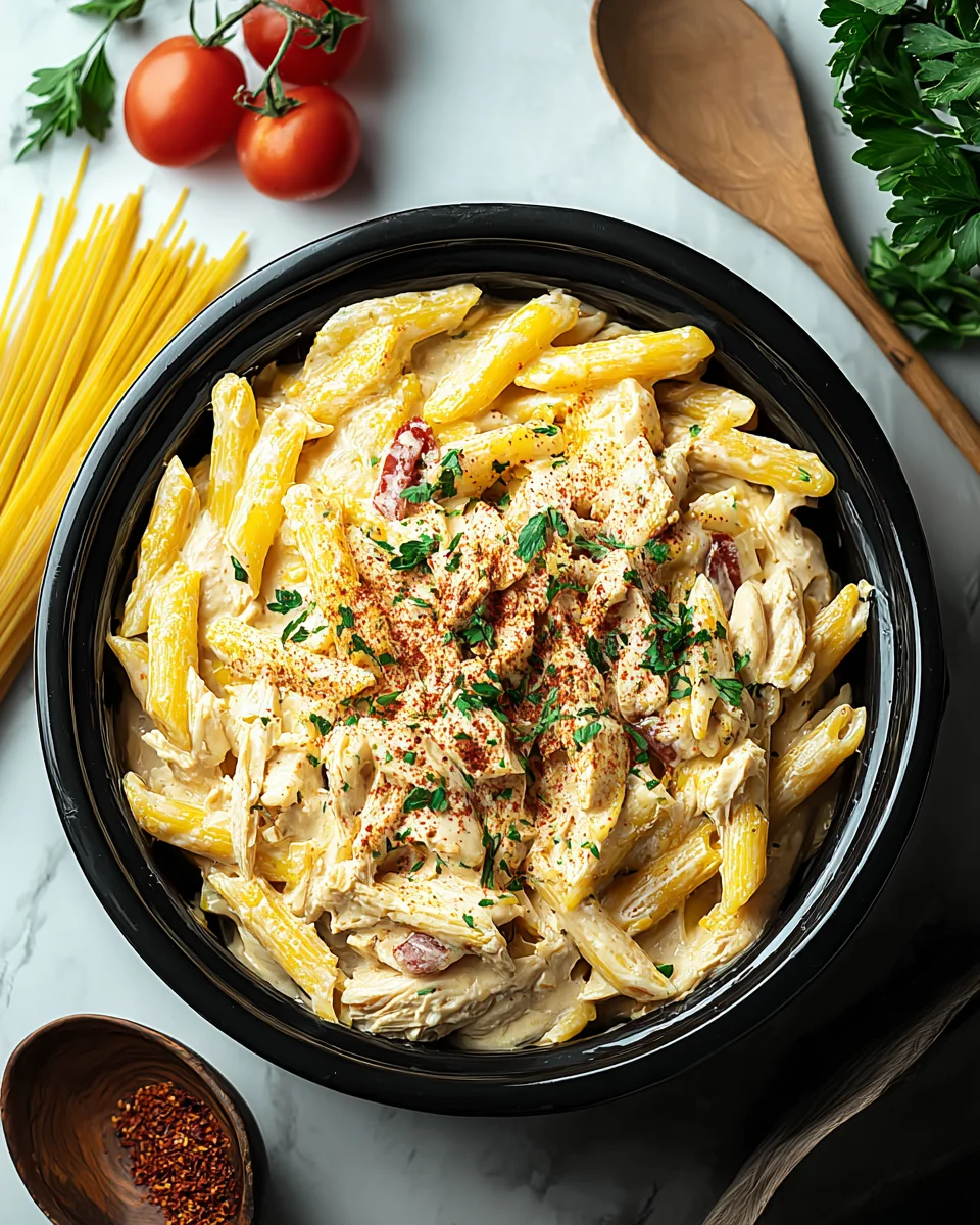Crock Pot Creamy Cajun Chicken Pasta 25 Crock
