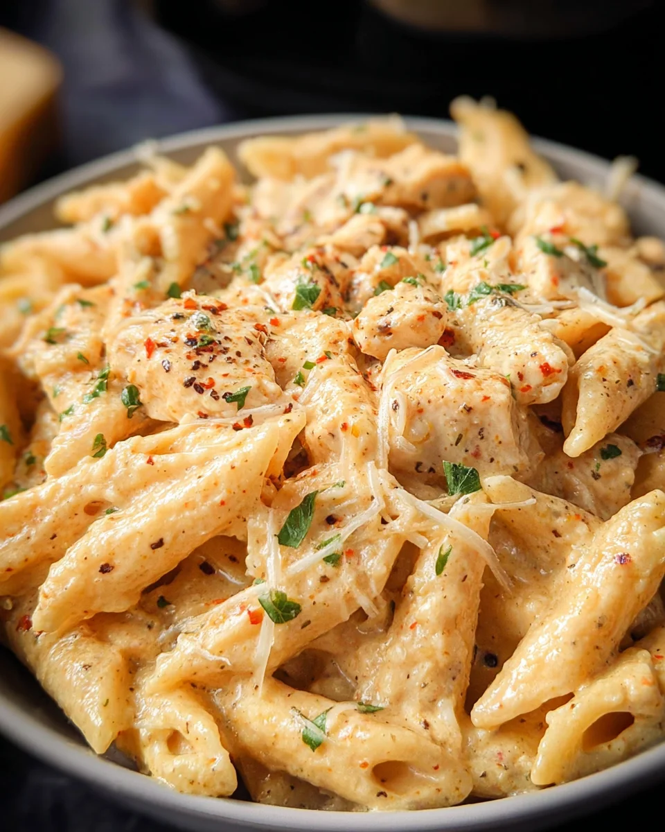 Crock Pot Creamy Cajun Chicken Pasta Recipe